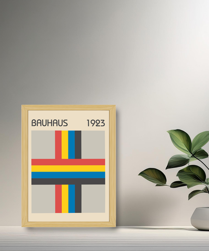 Cadre photo Bauhaus croix 1923