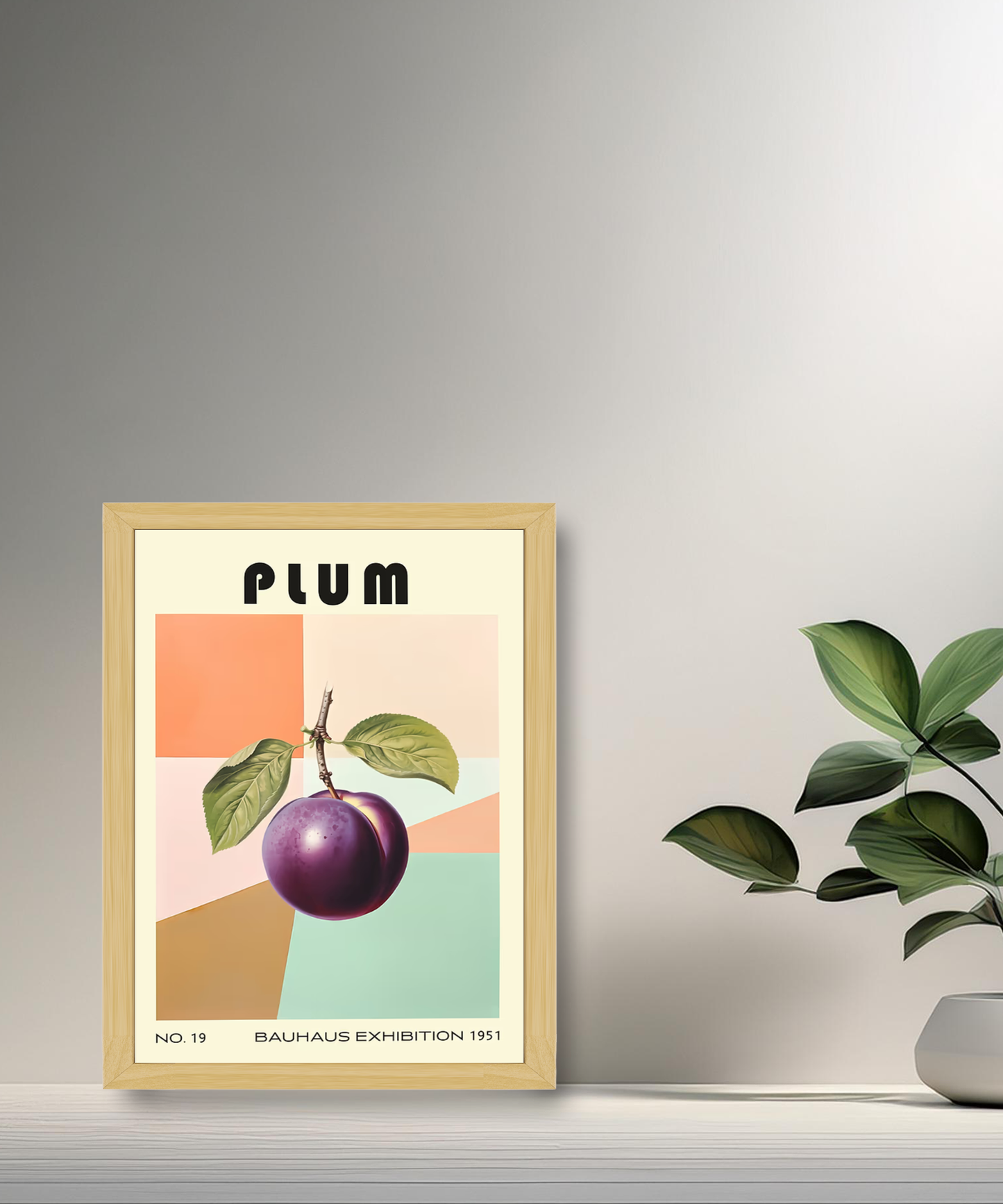 Cadre photo Bauhaus Plum