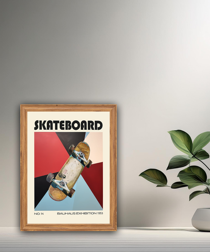 Cadre photo Bauhaus Skateboard