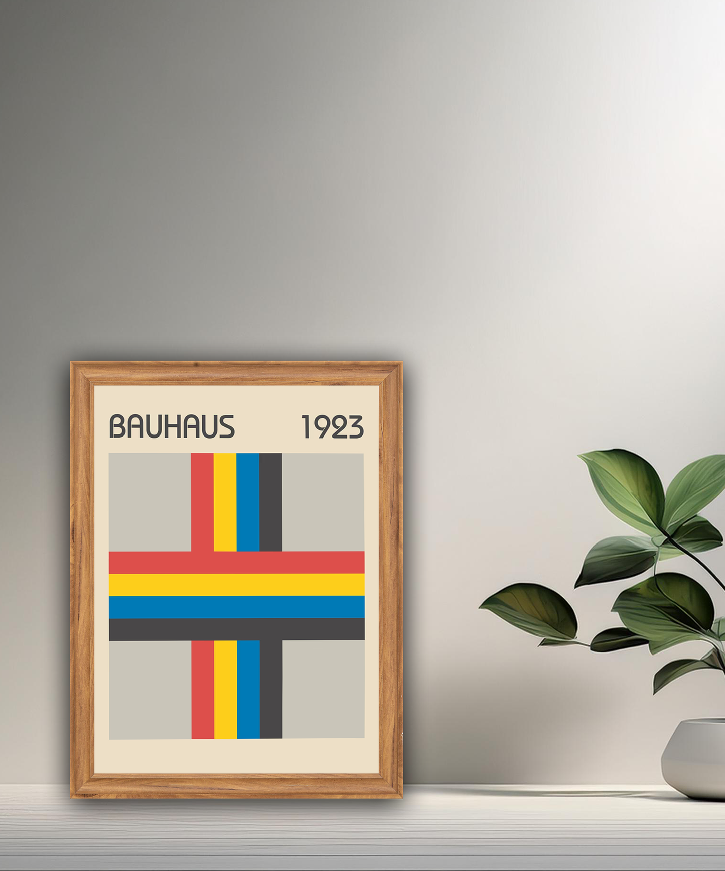 Cadre photo Bauhaus croix 1923