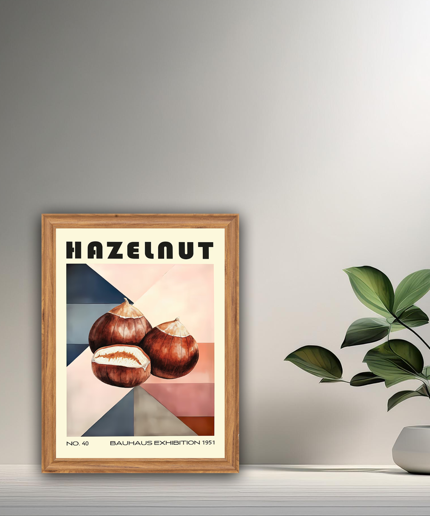 Cadre photo Bauhaus Hazelnut