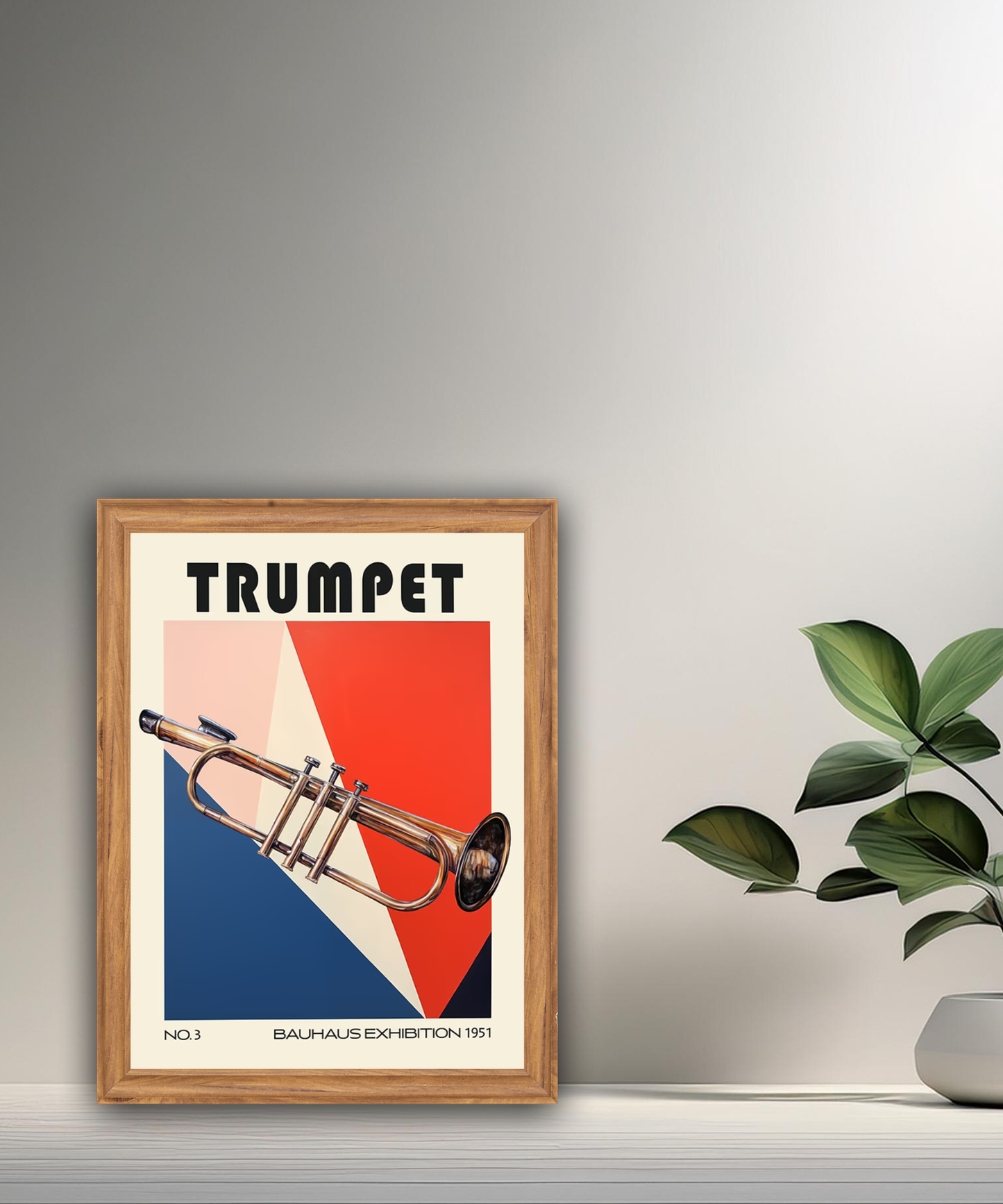 Cadre photo Bauhaus Trumpet