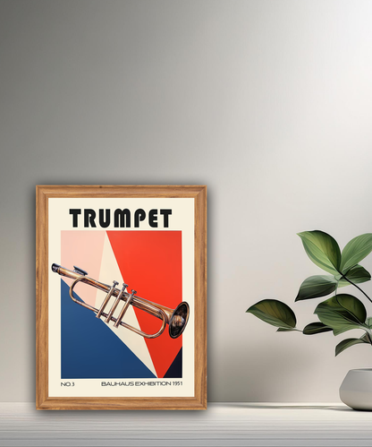Cadre photo Bauhaus Trumpet