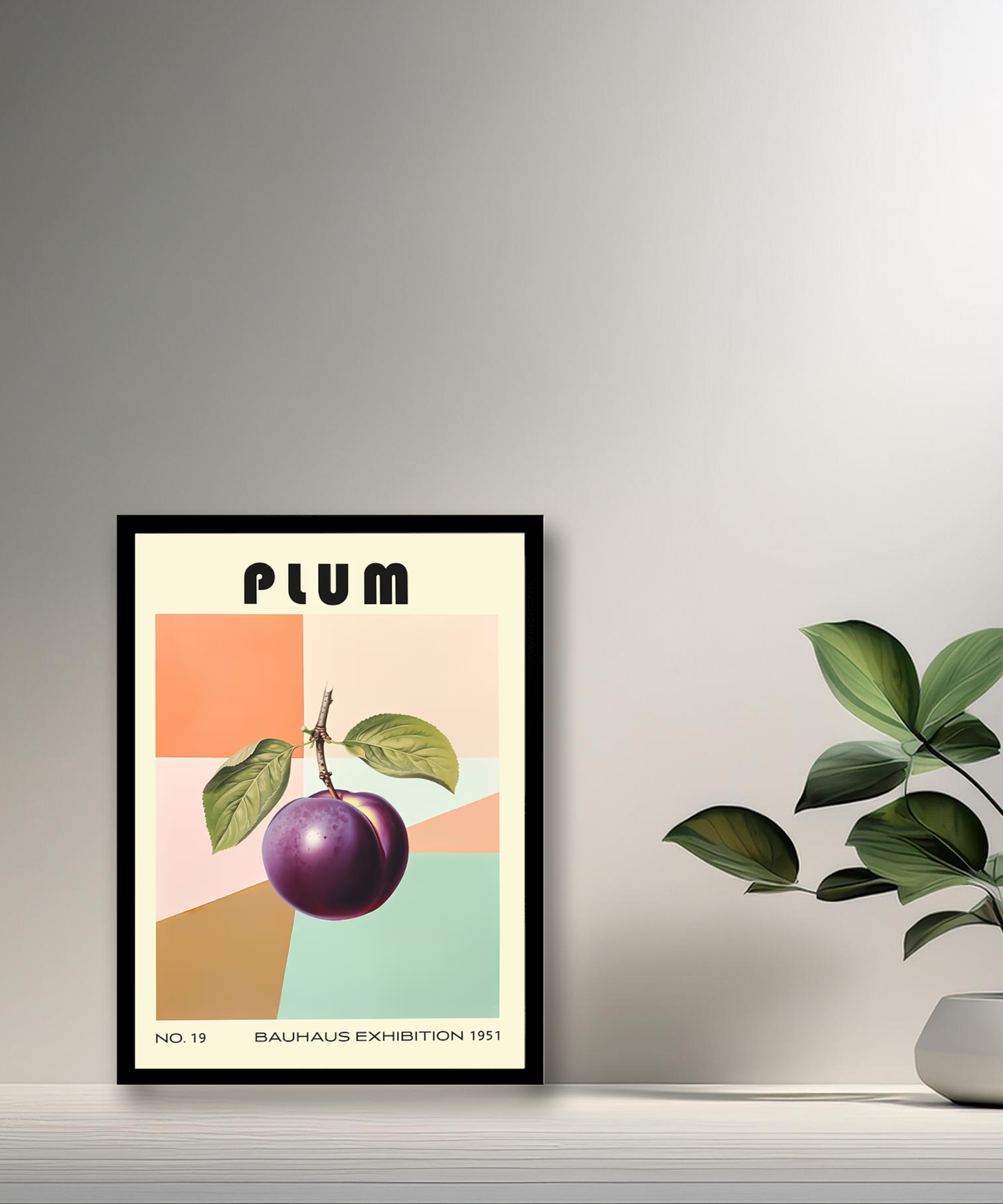 Cadre photo Bauhaus Plum