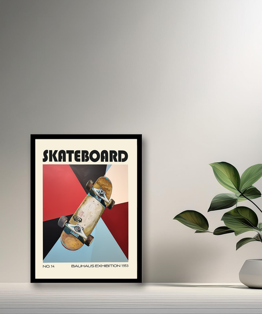 Cadre photo Bauhaus Skateboard