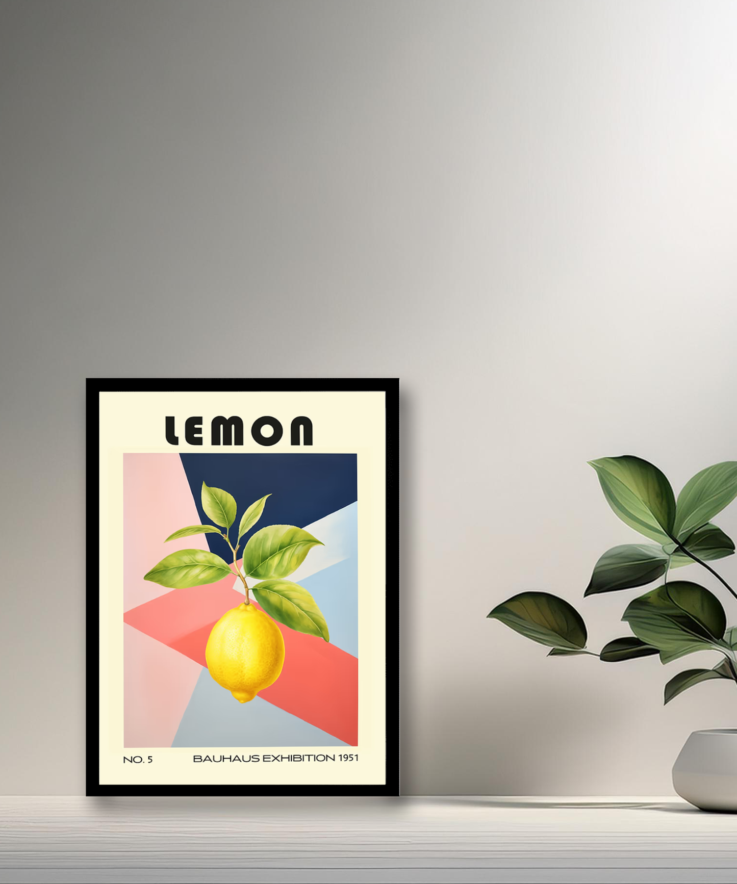 Cadre photo Bauhaus Lemon