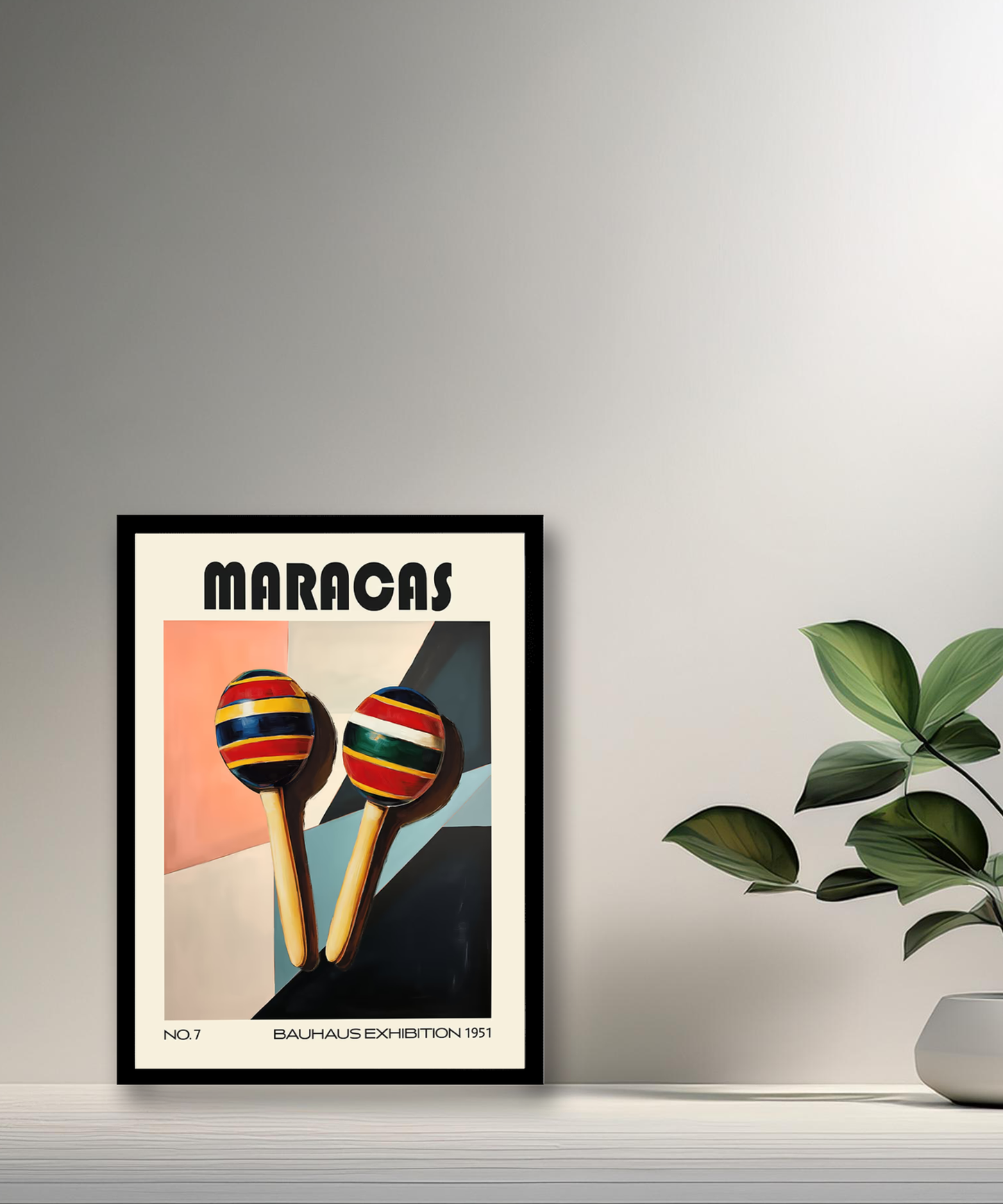 Cadre photo Bauhaus Maracas