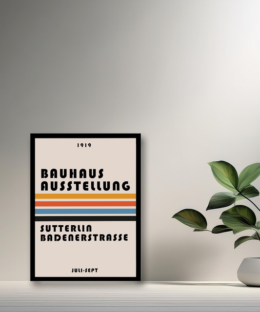 Cadre photo Bauhaus Ausstellung Sutterlia Badenerstrasse