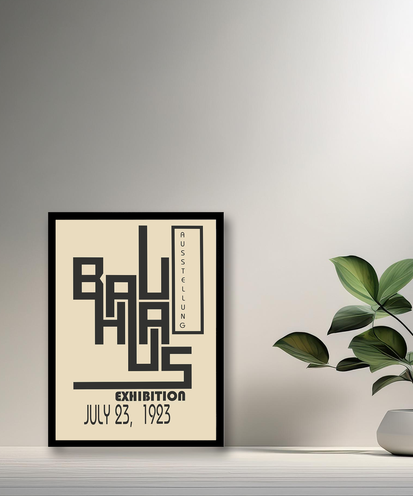 Cadre photo Bauhaus Exhibition July 23 1923