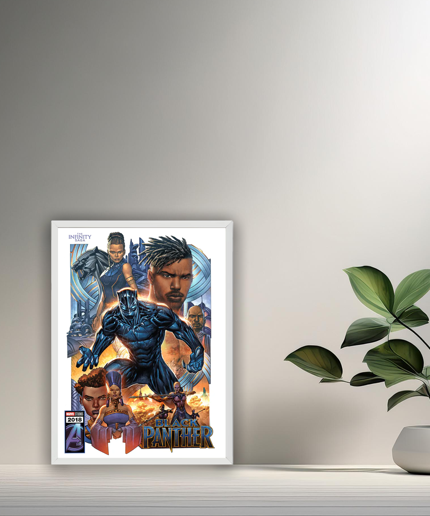 Cadre photo Black Panther Marvel