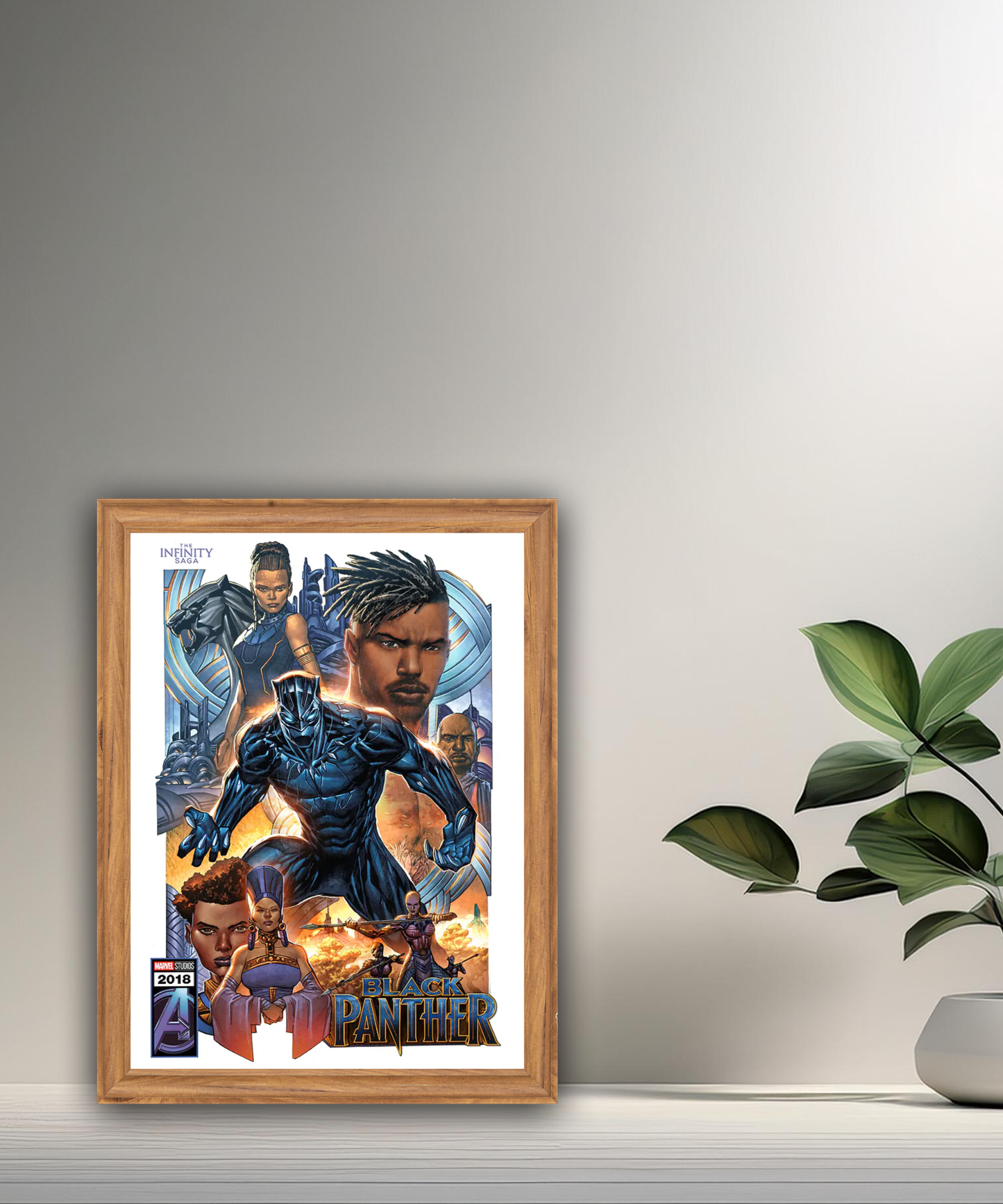 Cadre photo Black Panther Marvel