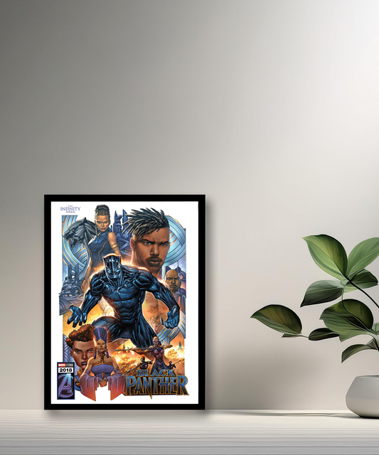 Cadre photo Black Panther Marvel
