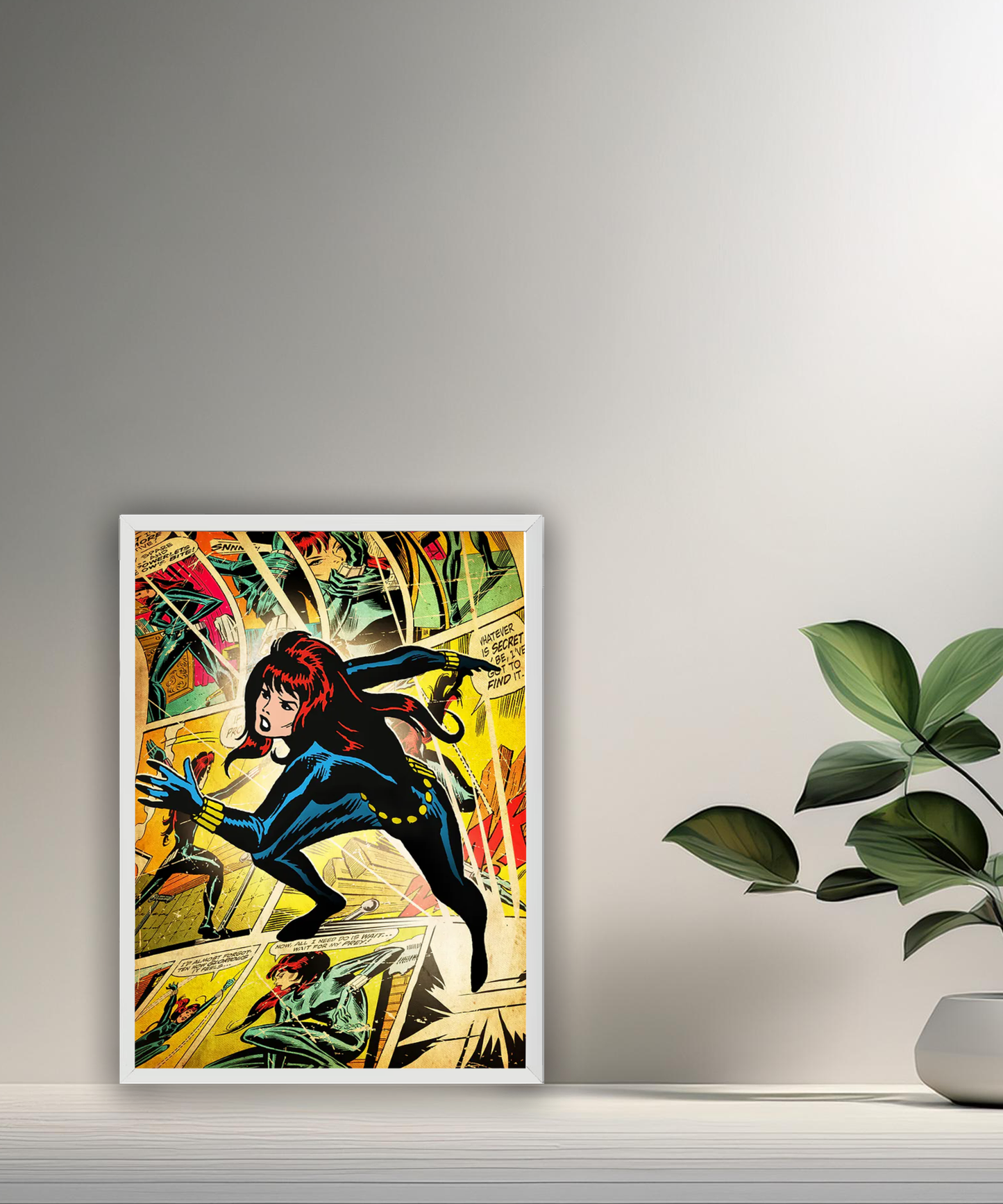 Cadre photo Black Widow Marvel