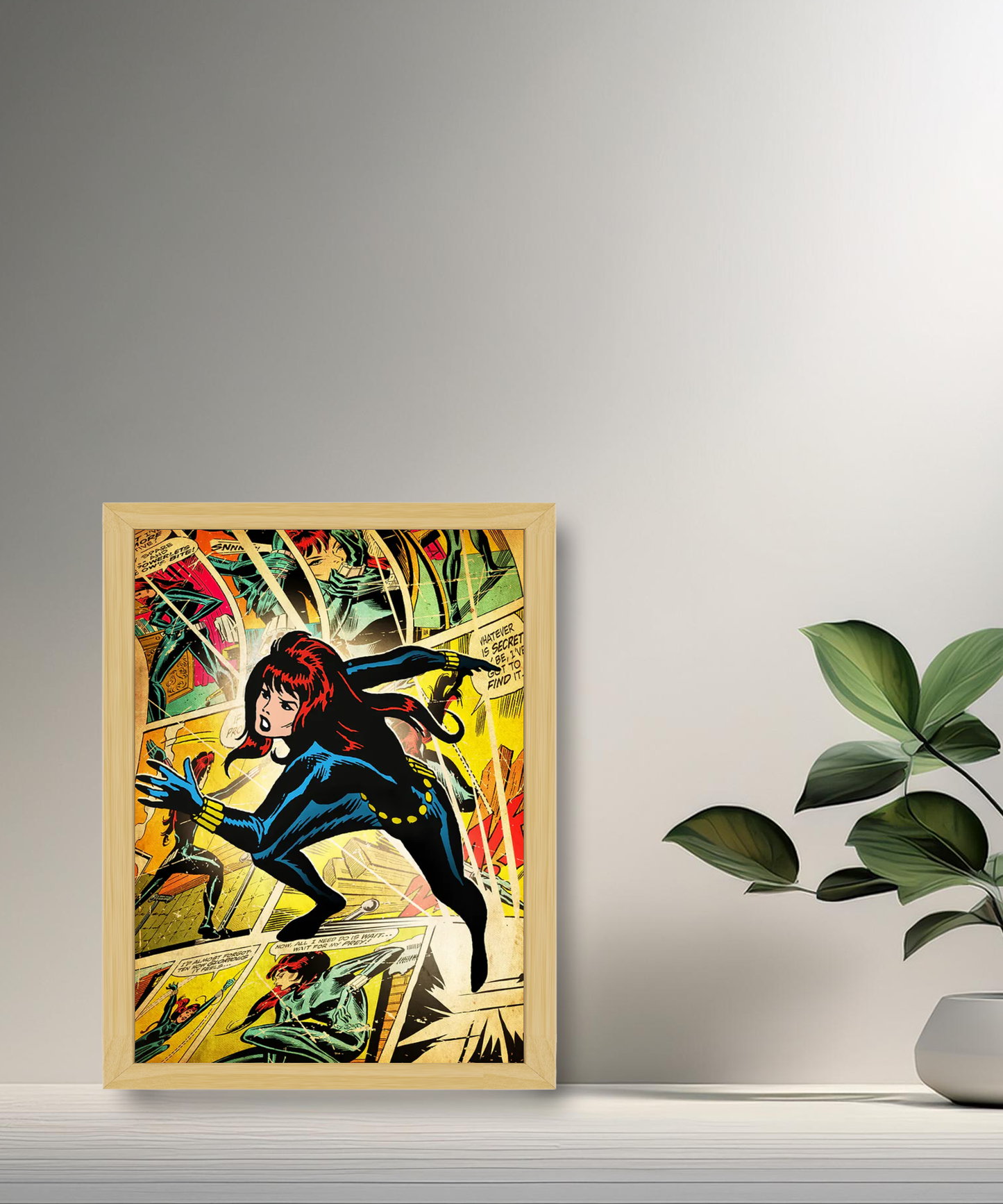 Cadre photo Black Widow Marvel