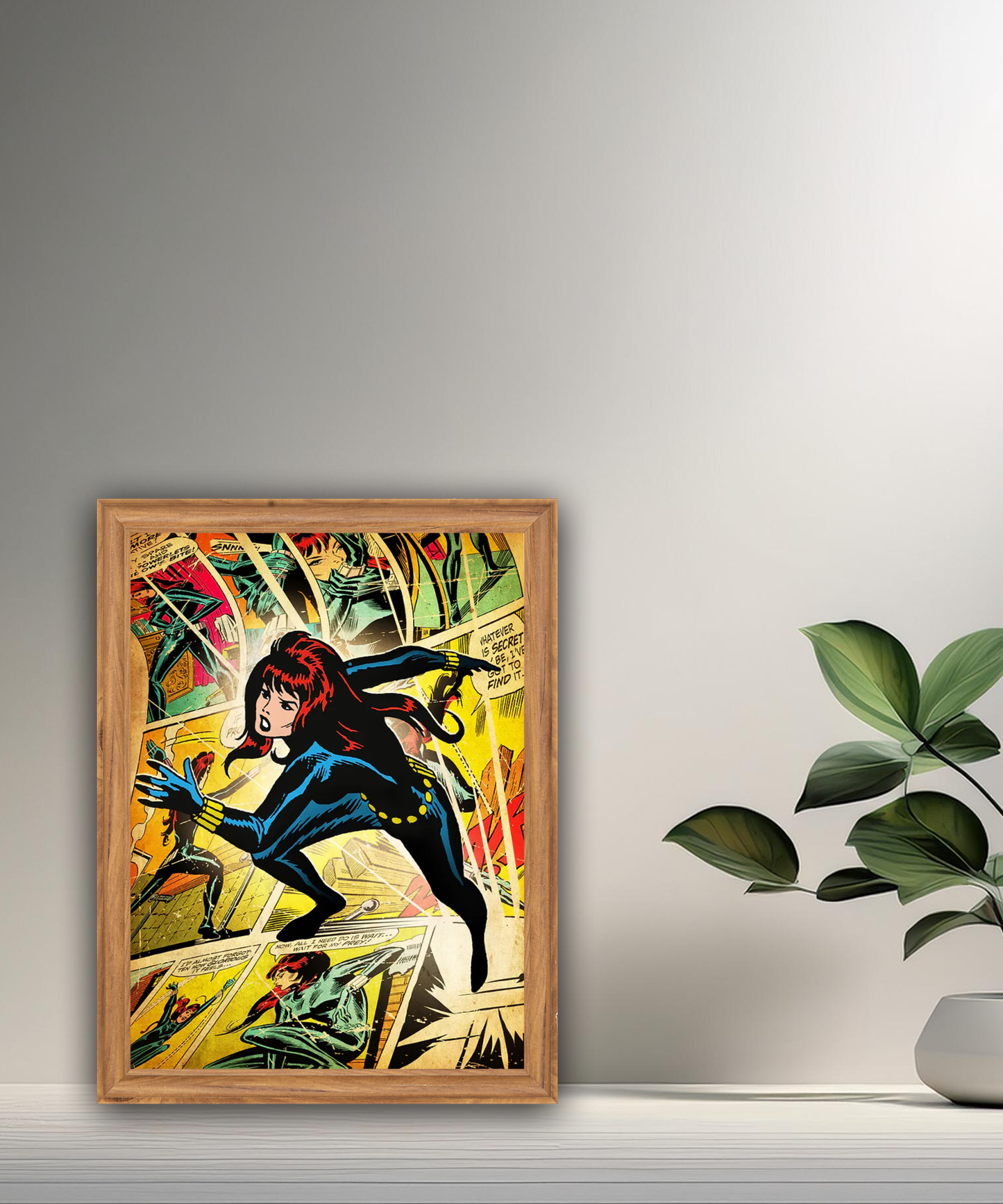 Cadre photo Black Widow Marvel