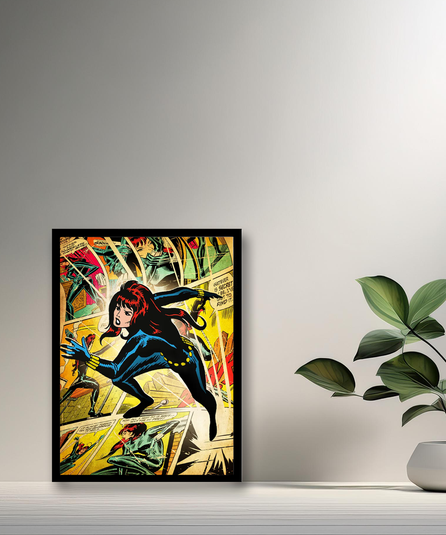 Cadre photo Black Widow Marvel