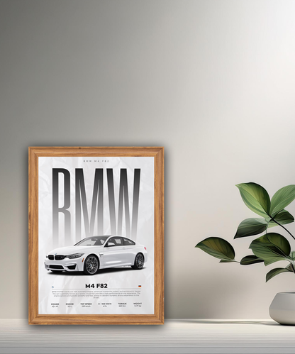 Cadre photo BMW M4 F82