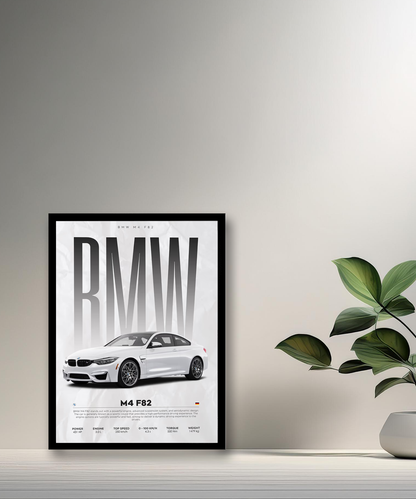 Cadre photo BMW M4 F82