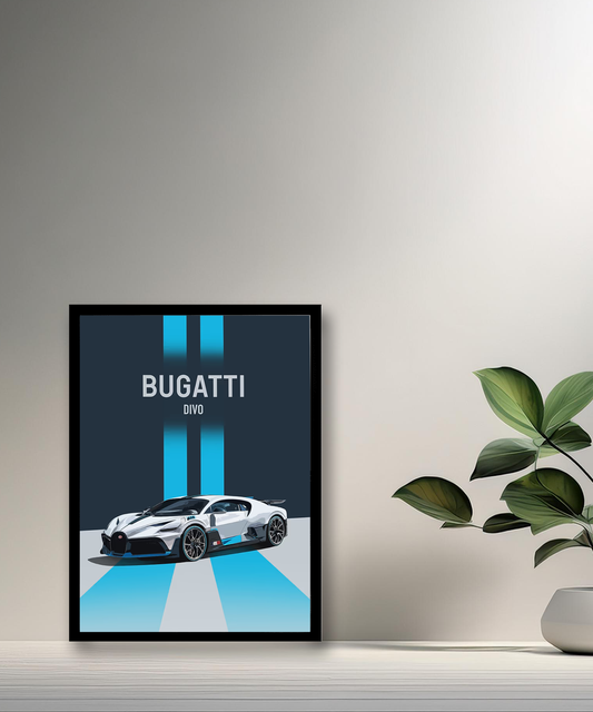 Cadre photo Bugatti Divo