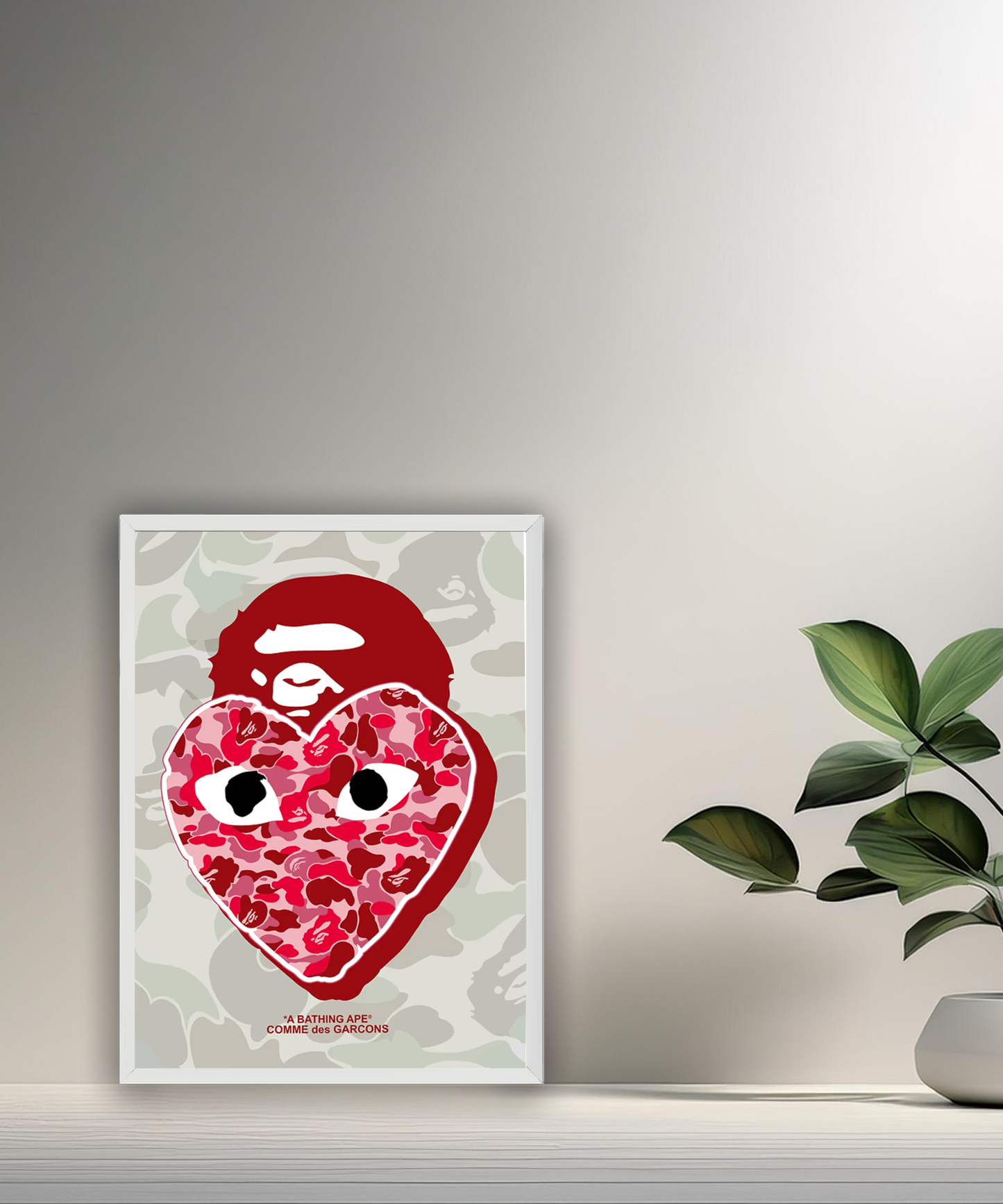 Cadre photo Comme des garçons