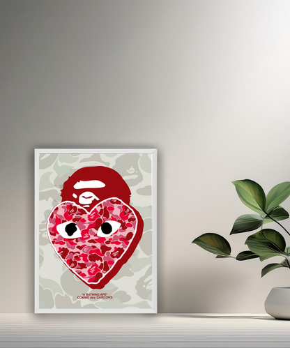 Cadre photo Comme des garçons