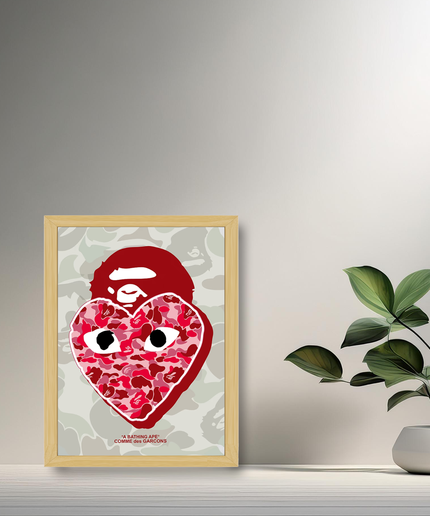 Cadre photo Comme des garçons