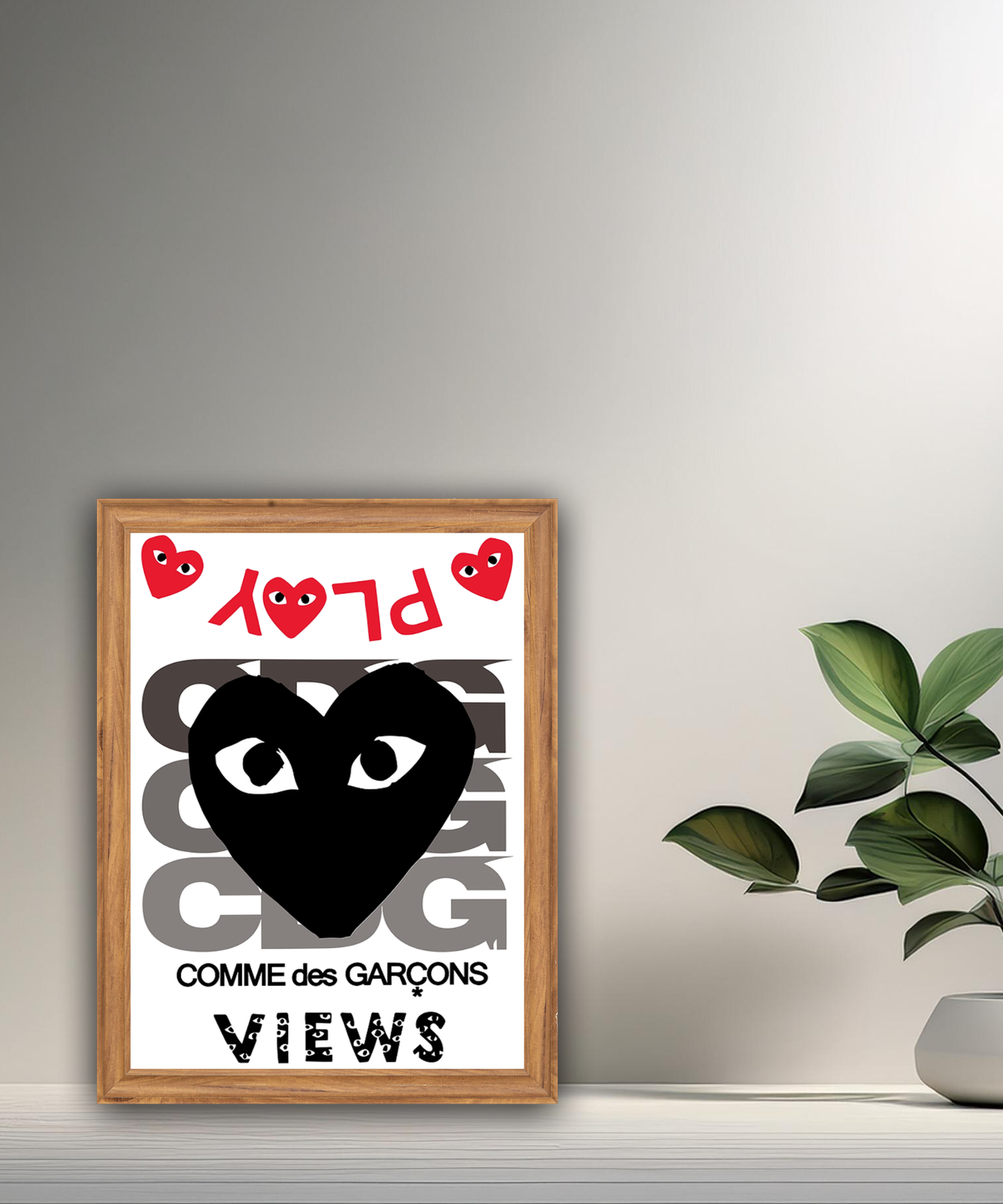 Cadre photo Comme des garçons