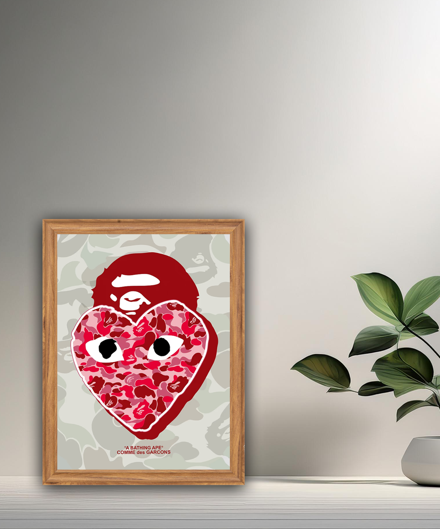 Cadre photo Comme des garçons
