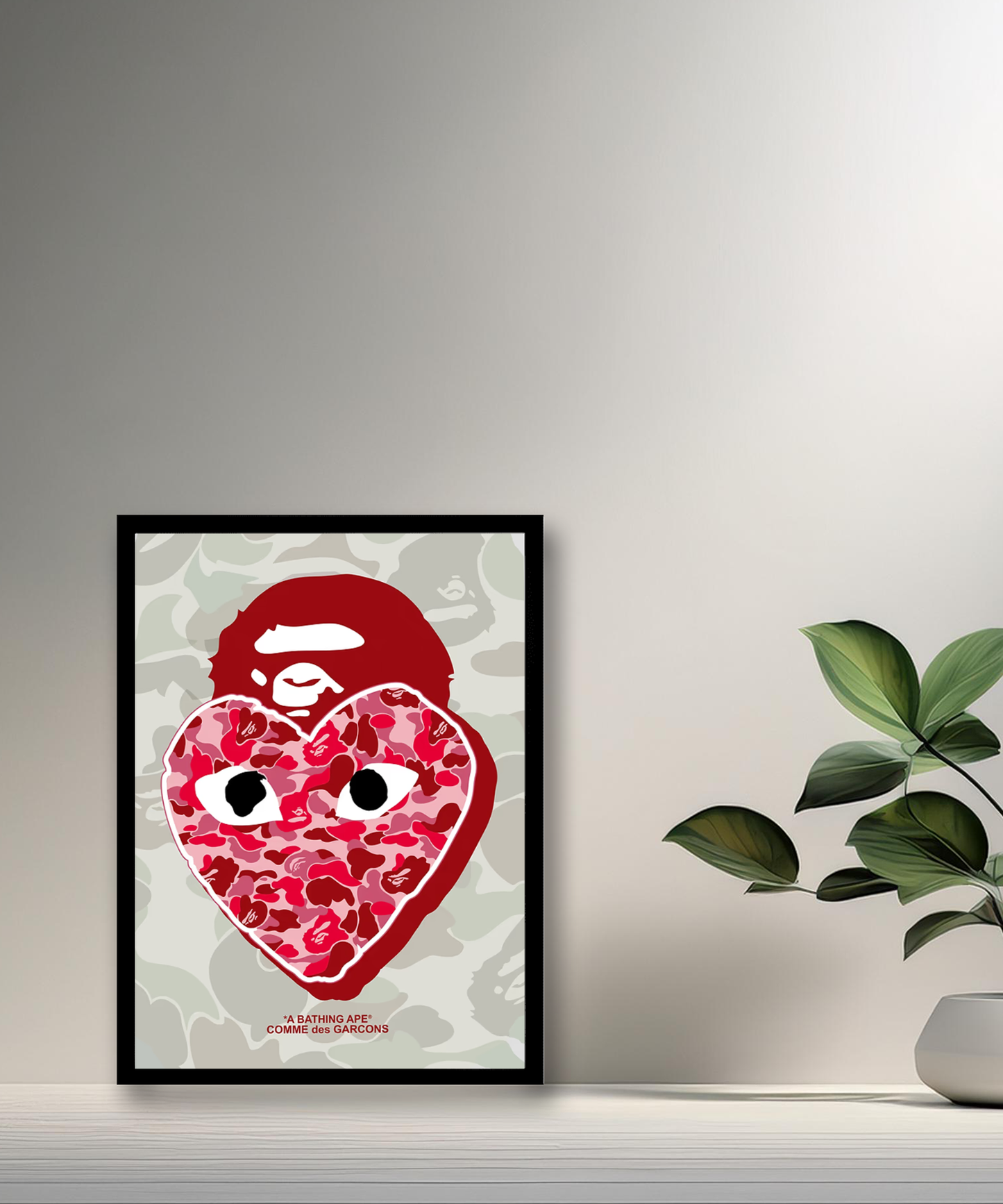 Cadre photo Comme des garçons