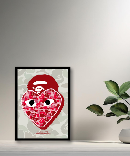 Cadre photo Comme des garçons
