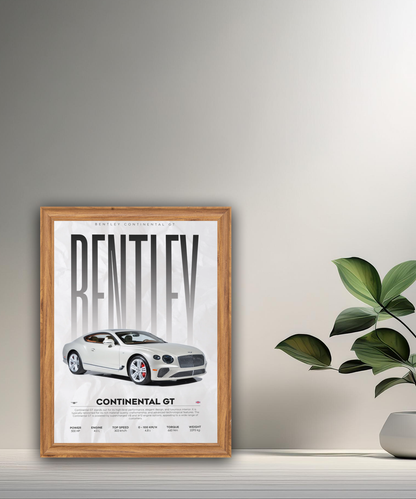 Cadre photo Bentley Continental GT