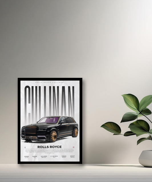 Cadre photo Rolls Royce Cullinan