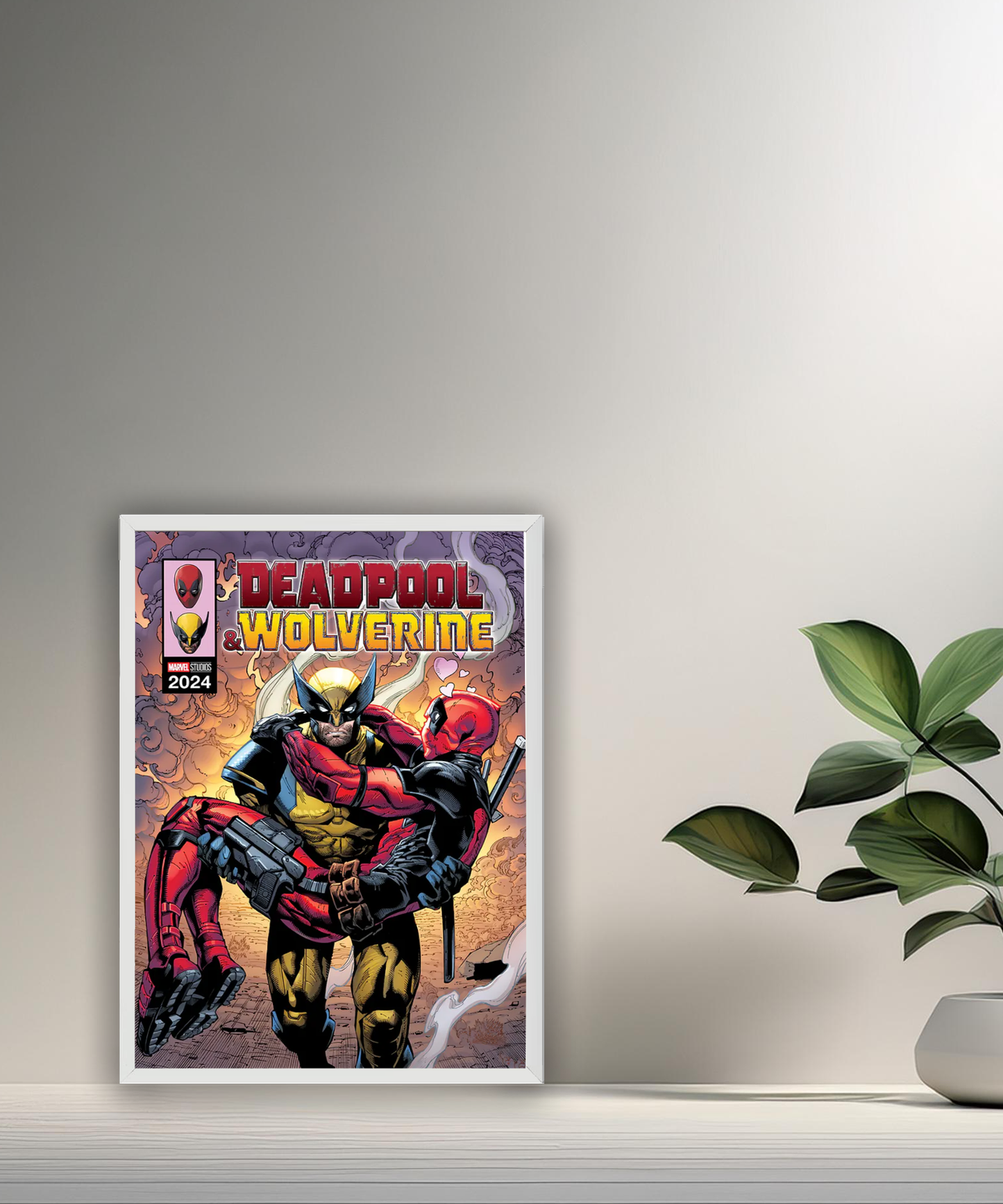 Cadre photo Wolverine & Deadpool Marvel