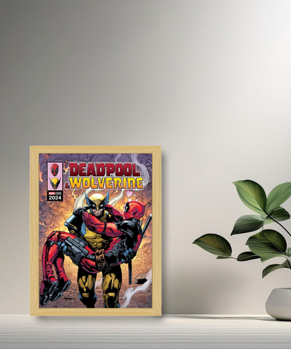 Cadre photo Wolverine & Deadpool Marvel
