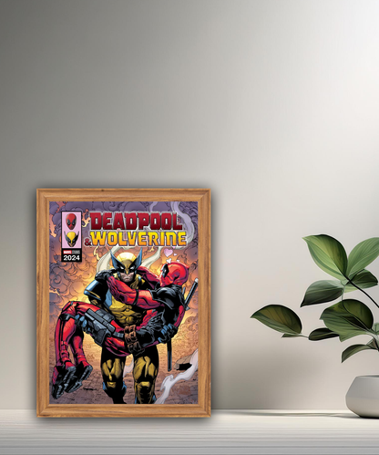 Cadre photo Wolverine & Deadpool Marvel