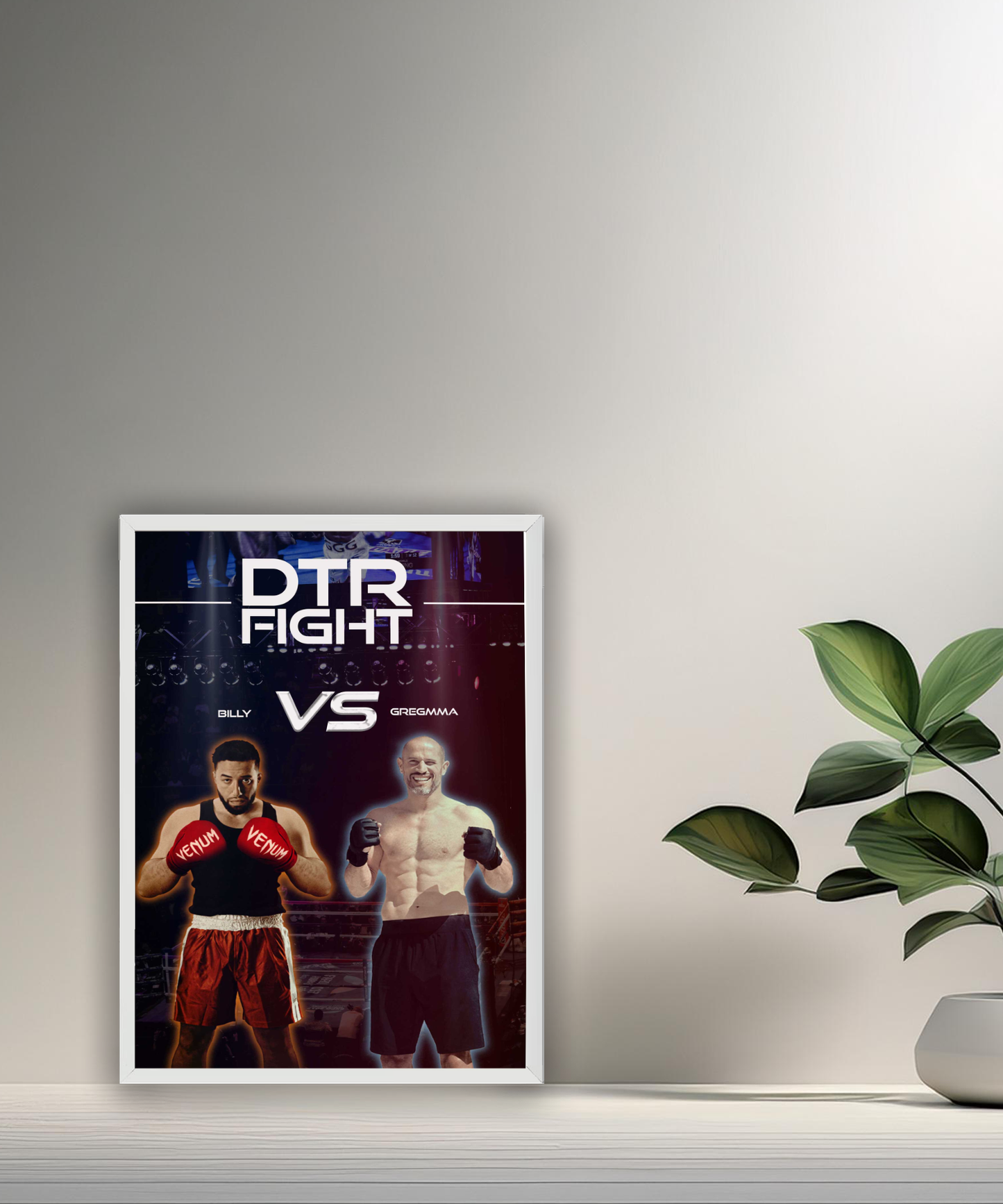 Cadre photo DTR Fight Rebeudeter vs GregMMA