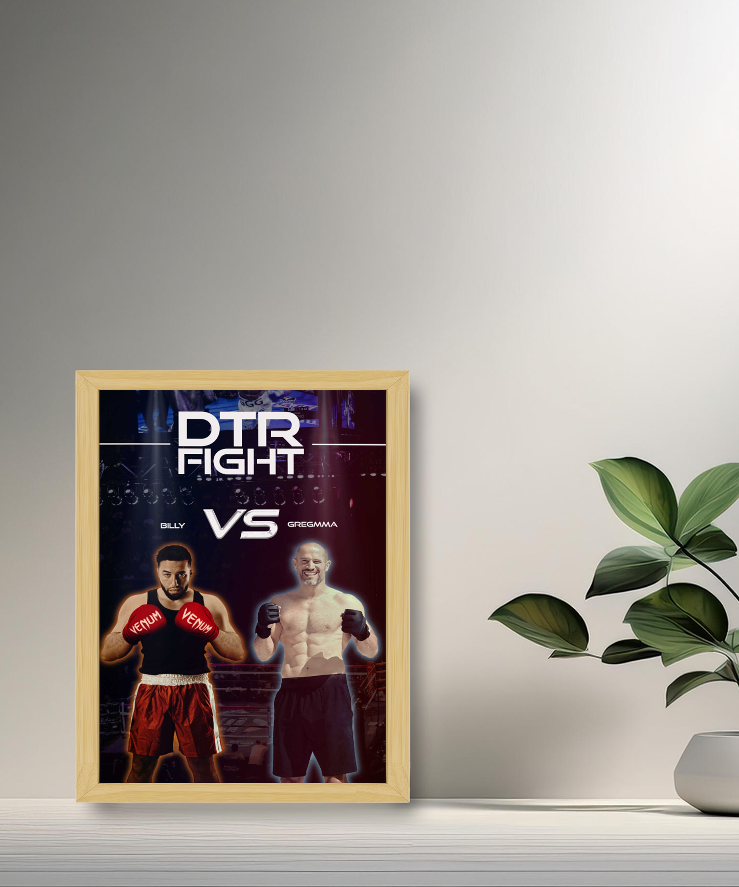 Cadre photo DTR Fight Rebeudeter vs GregMMA