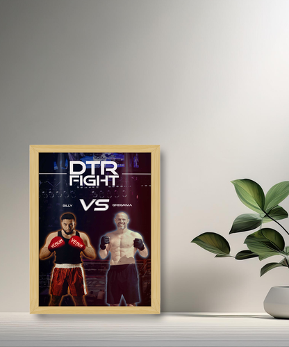 Cadre photo DTR Fight Rebeudeter vs GregMMA