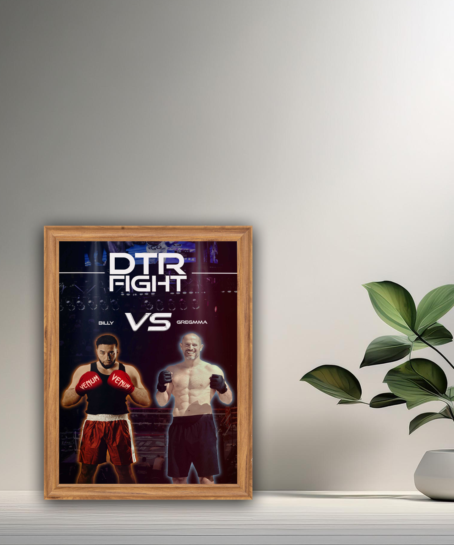 Cadre photo DTR Fight Rebeudeter vs GregMMA