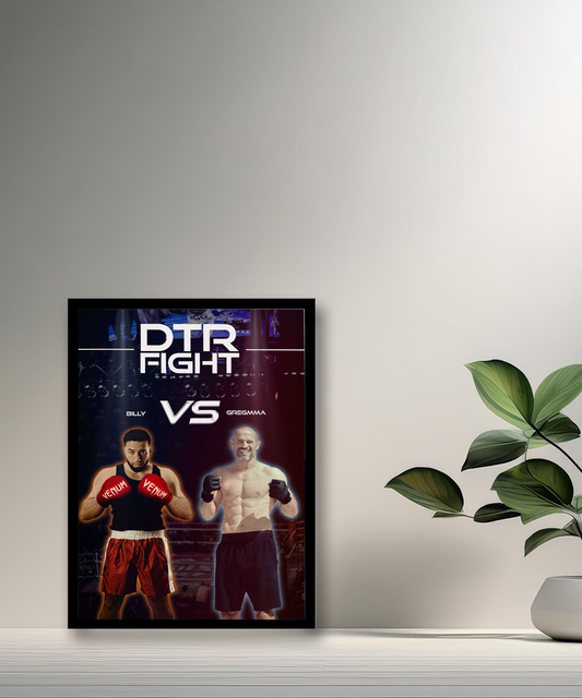 Cadre photo DTR Fight Rebeudeter vs GregMMA