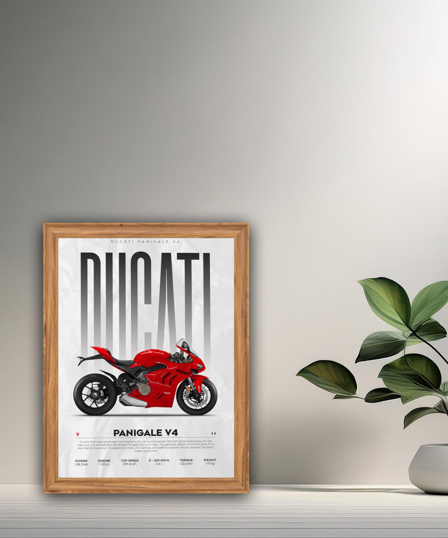 Cadre photo Ducati Panigale V4