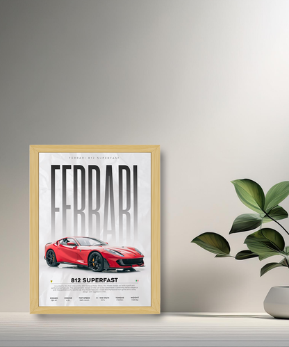 Cadre photo Ferrari 812 Superfast