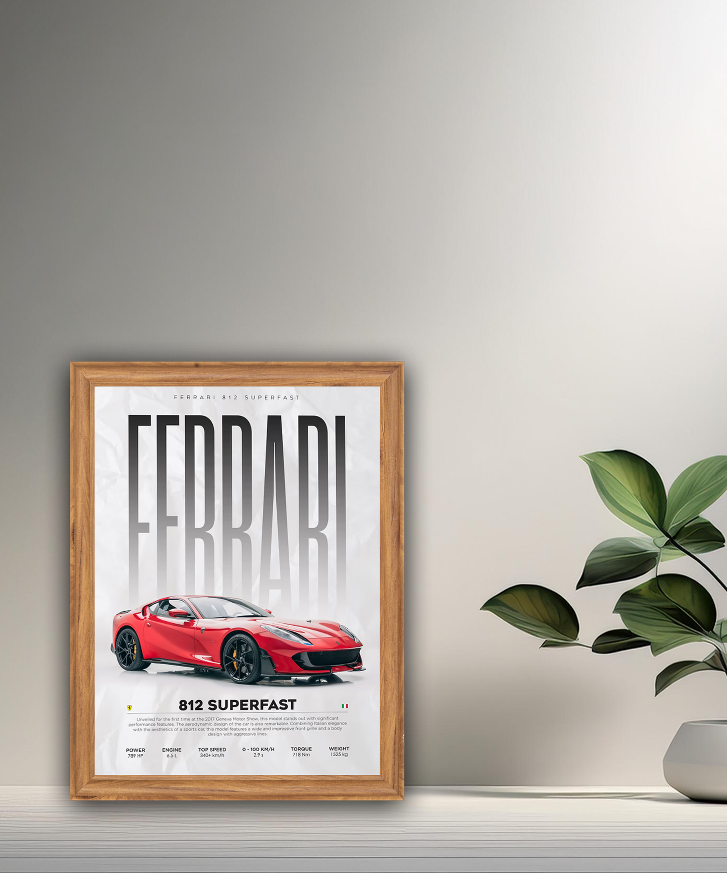 Cadre photo Ferrari 812 Superfast