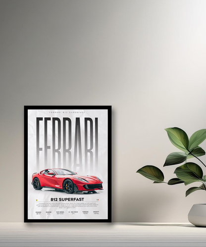 Cadre photo Ferrari 812 Superfast