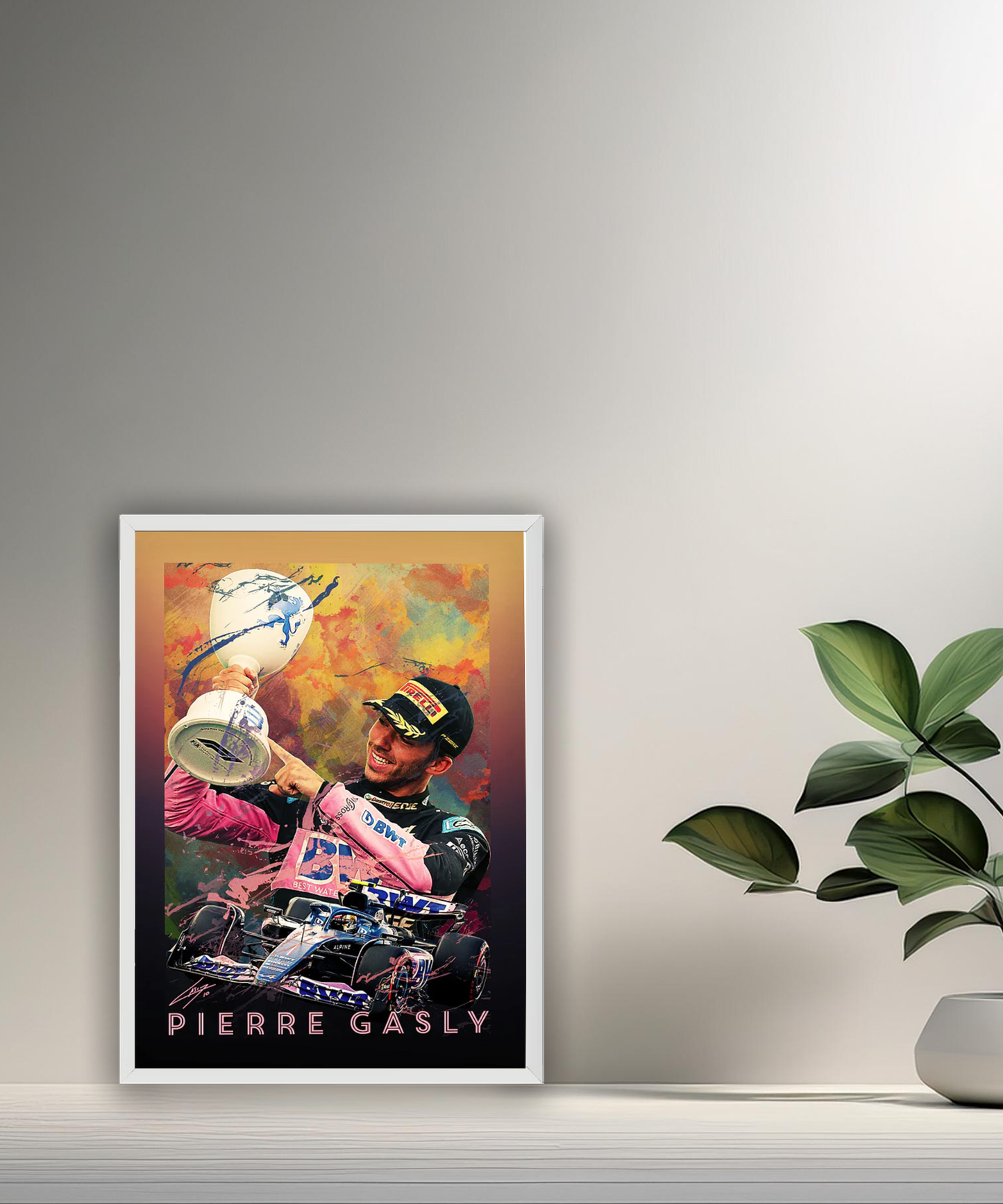 Cadre photo Pierre Gasly Formule 1