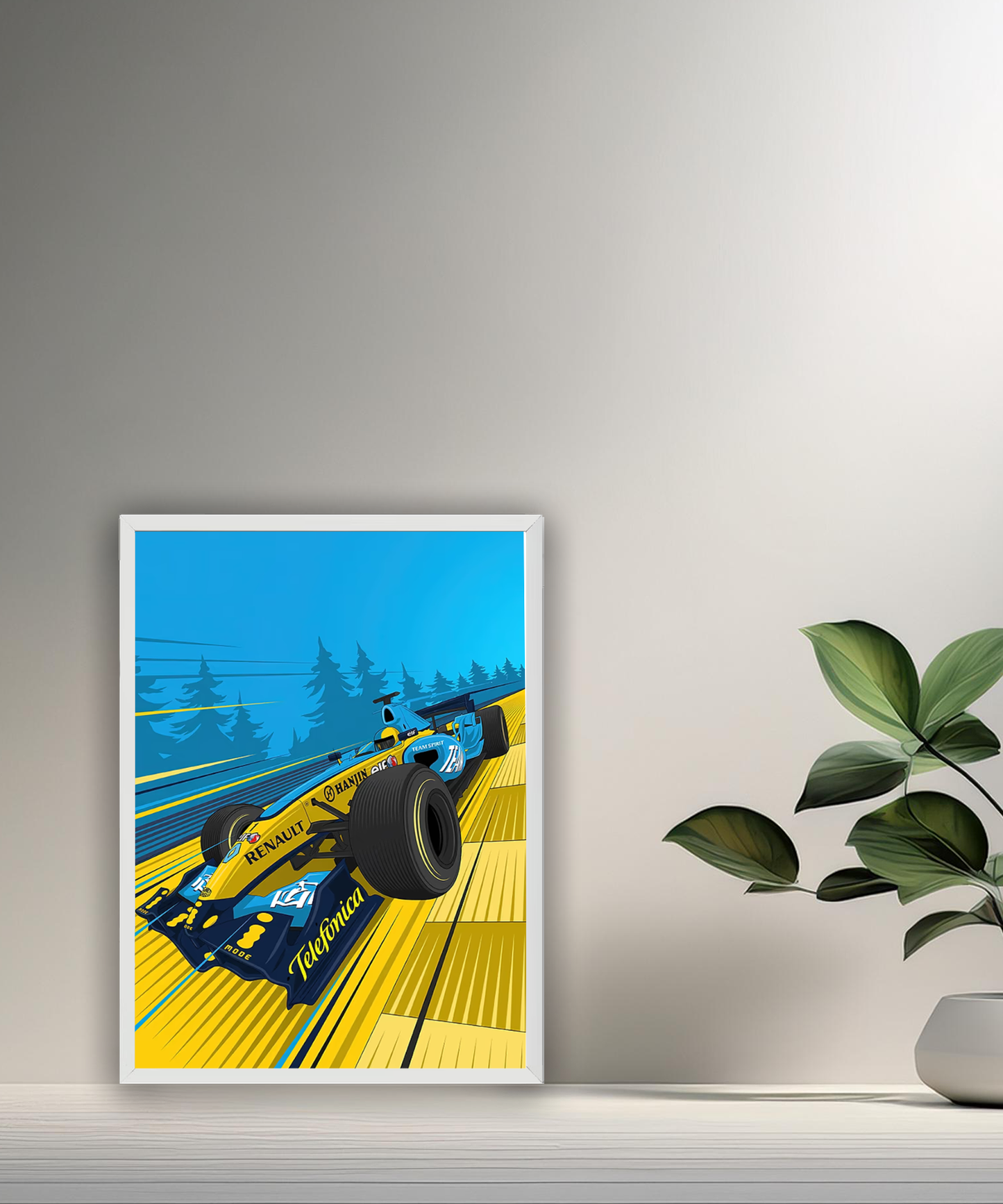 Cadre photo Formule 1 Renault