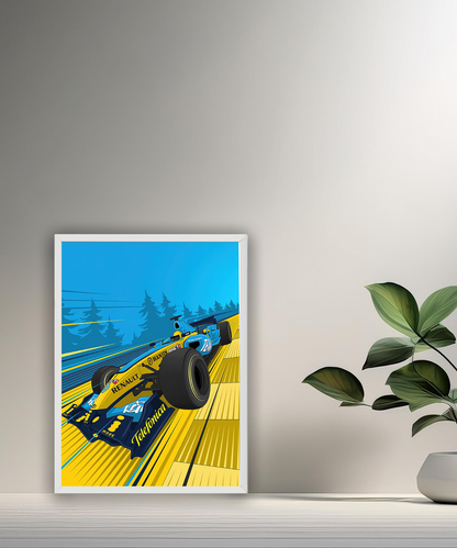 Cadre photo Formule 1 Renault