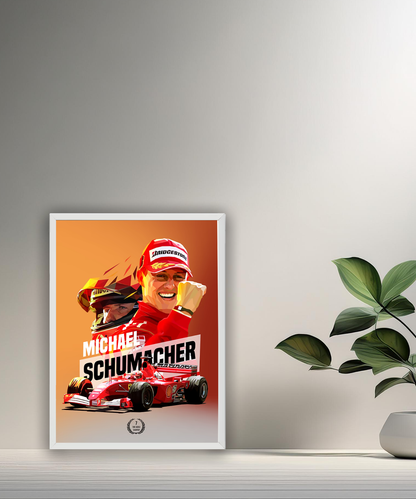 Cadre photo Michael Schumacher Formule 1