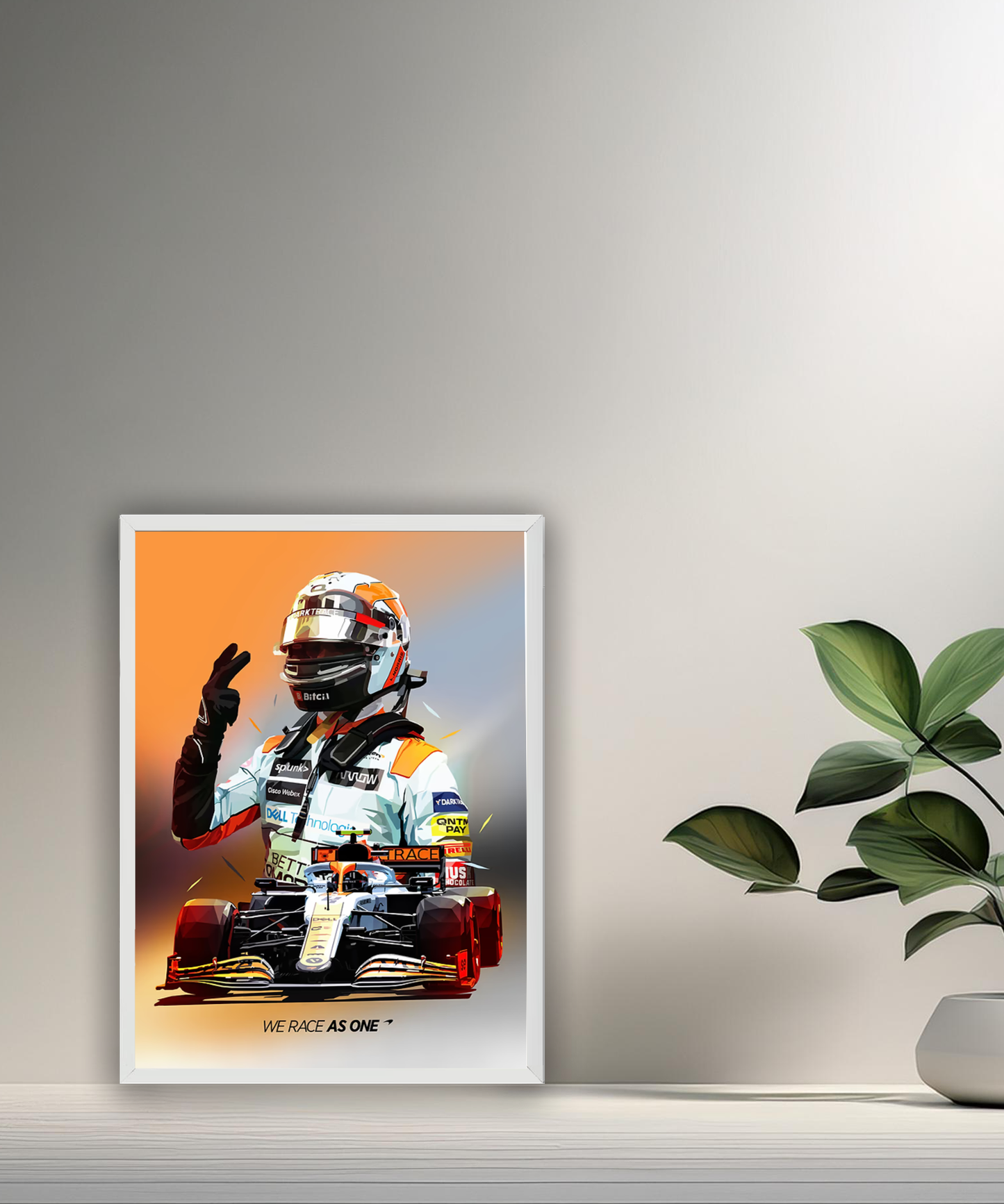 Cadre photo Formule 1 We race as one