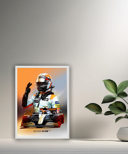 Cadre photo Formule 1 We race as one